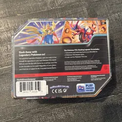 Pokemon TCG Slashing Legends Koraidon ex Tin NEW Factory Sealed - Image 2