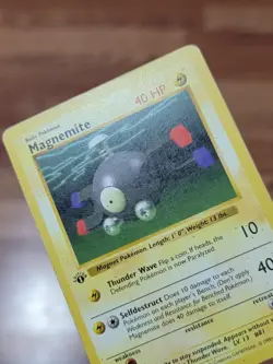 1st Edition Shadowless Magnemite 53/102 Pokemon Base Set WOTC | PL! - Image 4