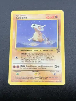 Cubone LP 70/130 Common Base Set 2 Pokemon - Image 1