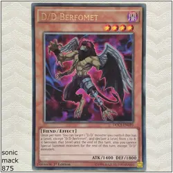 D/D Berfomet - DOCS-EN010 - Rare 1st Edition Yugioh - Image 1