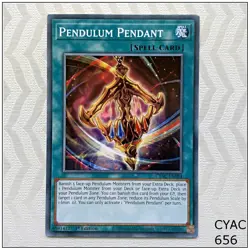 Pendulum Pendant - CYAC-EN084 - Common 1st Edition Yugioh - Image 1