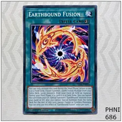 Earthbound Fusion - PHNI-EN064 - Common 1st Edition Yugioh - Image 1