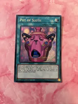 Yugioh: Pot of Sloth - Secret Rare - CORI-EN061 - Near Mint - Image 1