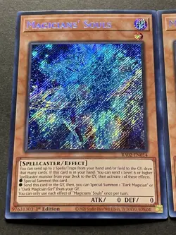 3x Magicians' Souls | RA02-EN014 | Secret Rares | NM | 1st Editions | YuGiOh! - Image 4