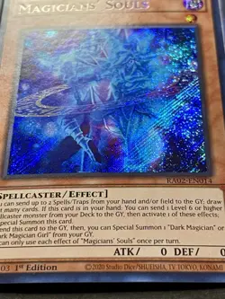 3x Magicians' Souls | RA02-EN014 | Secret Rares | NM | 1st Editions | YuGiOh! - Image 5