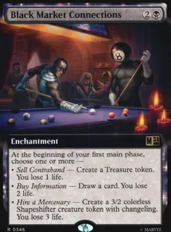 Black Market Connections (Extended Art) R Commander: Marvel Super Heroes 346 NM - Image 1