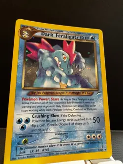 Dark Feraligatr 5/105 Neo Destiny Holo Rare Unlimited LP - Image 2