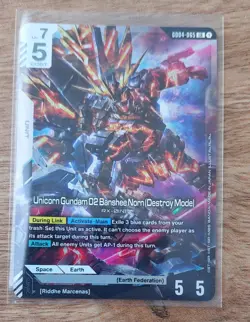 Gundam Phantom Aria Gd04-065 Unicorn Gundam 02 Banshee Norn (Destroy Mode) Lr - Image 1