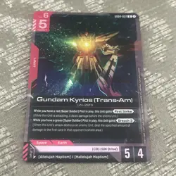 Gundam Tcg Phantom Aria Gd04-037 Gundam Kyrios (Trans-Am) R - Image 1