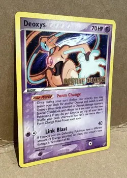 Deoxys Pokemon TCG Normal Forme Stamped Destiny Deoxys Movie Promo 16/107 LP - Image 3