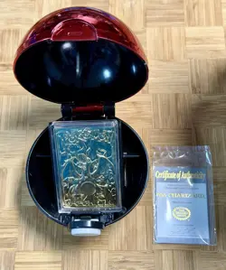 Charizard #06 Limited Edition 23k Gold Plated Pokemon Card w/ COA Burger King - Image 2