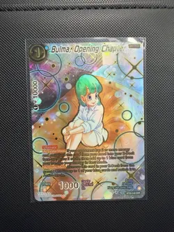 Bandai Dragon Ball Super Card Game Bulma Opening Chapter BT30-149 GDR Foil - Image 1