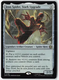Iron Spider, Stark Upgrade 166 Prerelease Cards Magic: The Gathering Foil NM - Image 1