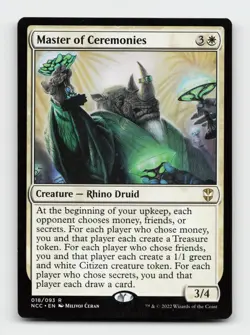 Master of Ceremonies Commander: Streets of New Capenna Magic The Gathering Cards - Image 1