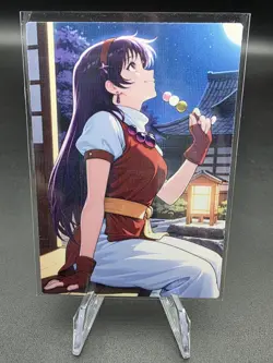 Athena Asamiya King Of Fighther Holographic Anime Collectible Trading Card - Image 2