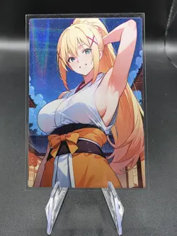 Darkness Konosuba Holographic Anime Collectible Trading Card - Image 2