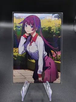 Hitagi Senjogahara Holographic Anime Collectible Trading Card - Image 1