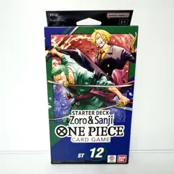 One Piece Card Game Starter Deck ST-12 - Zoro & Sanji - English - Sealed - Image 1