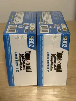 Lot of (2) Dragon Ball Super Card Game Fusion World SB02 Manga Booster Boxes - Image 3