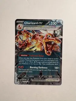 Charizard ex 054/091 Double Rare Paldean Fates Pokemon Near Mint Card - Image 1