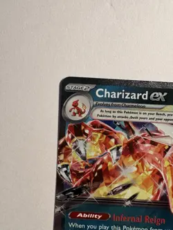 Charizard ex 054/091 Double Rare Paldean Fates Pokemon Near Mint Card - Image 5