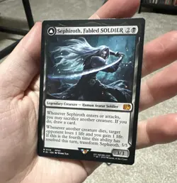 MTG Final Fantasy Sephiroth Fabled Soldier Near mint #115 - Image 1