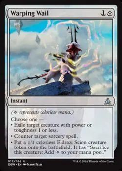 x4 Warping Wail U MTG Oath of the Gatewatch M/NM, English - Image 1