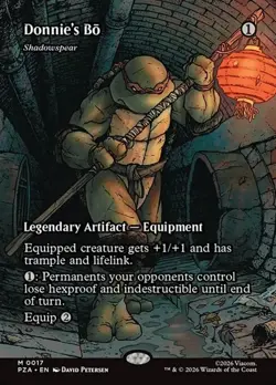 Shadowspear "Donnie's Bo" - Foil Extended Art PZA NM MTG - Image 1