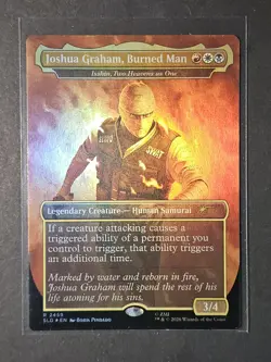 MTG Joshua Graham, Burned Man (Borderless Foil) R 2459 Secret Lair x Fallout: NV - Image 1
