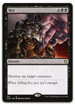 Hex #757 Baldur's Gate CLB Magic MTG - Image 1