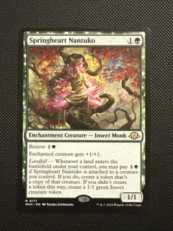 MTG Springheart Nantuko Modern Horizons 3 0171 Regular Rare - Image 1