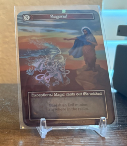 Sorcery Contested Realms - Gothic - Begone! Foil NM - Image 1