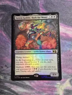 Green Goblin, Back for More Commander: Marvel Super Heroes Foil - Image 1