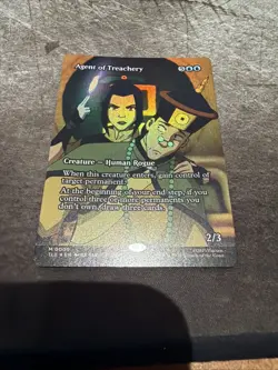 Agent of Treachery (Borderless) 9 Avatar: The Last Airbender MTG Foil NM - Image 1