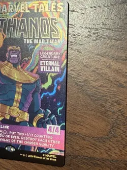 Thanos, The Mad Titan (Borderless) () Foil M Marvel Super Heroes 400 NM - Image 3