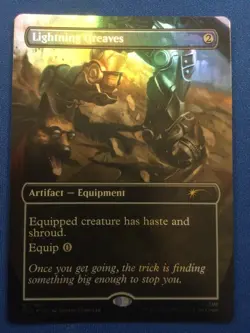 Lightning Greaves Fallout Secret Lair FOIL - NM - Image 1