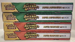 Pokemon TCG Mega Evolution Ascended Heroes Ex Box Lot Of 4 New Factory Sealed - Image 1