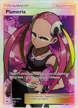 Plumeria 145/147 - Burning Shadows Full Art - Pokemon TCG - Image 1