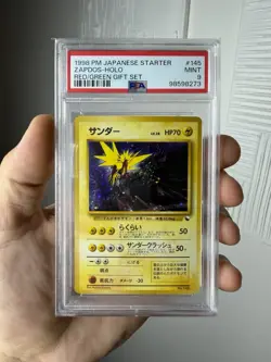 Pokemon Zapdos 1998 Holo Red Green Quick Starter Gift Set Japanese, 145 PSA 9 - Image 3