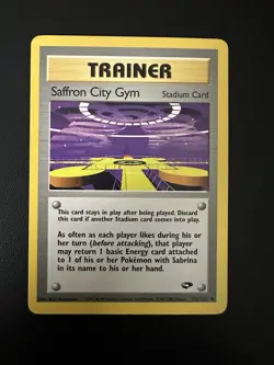 Pokemon Gym Challenge Trainer Saffron City Gym 122/132 - Image 1