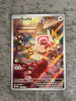 Pokemon TCG: Stufful Illustration Rare ME01: Mega Evolution 154/132 NM - Image 1