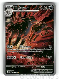 Mightyena 243/217 Illustration Rare Ascended Heroes Pokemon Holo Near Mint - Image 1