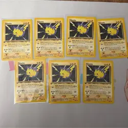 7 Pikachu 1st Edition Pokemon Neo Genesis 70/111 Near Mint NM Vintage Common - Image 1