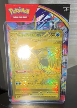 Gold Mega Greninja EX 122/086 Chaos Rising English Full Art ( Possible PSA 10 ) - Image 3