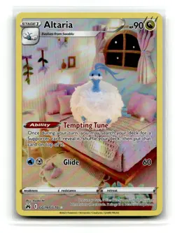 Altaria GG19/GG70 Holo Crown Zenith Galarian Gallery Pokemon Holo NM - Image 1