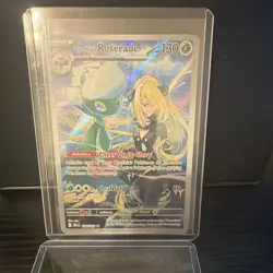 Cynthia's Roserade 184/182 SV10: Destined Rivals Illustration Rare Holo EN 2025 - Image 1