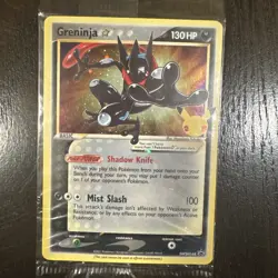 Pokemon Greninja Gold Star SWSH144 Promo Celebrations Sealed 🩸Holo Bleed🩸 - Image 1
