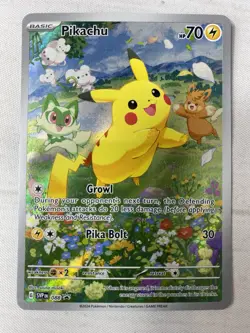 Pikachu SVP EN 088 Black Star Promo Pokemon Paldea Adventure Chest Holo NM - Image 1