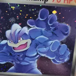 WOTC Pokemon TCG Dark Machamp 10/82 Team Rocket Holo Rare 70 HP EN 2000 - Image 3