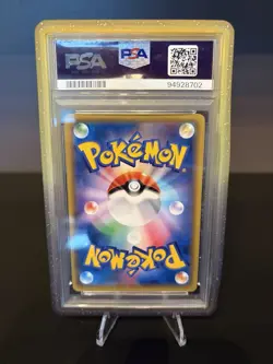 Pokemon Poncho-Wearing Pikachu Alolan Vulpix JPN Holo Promo 037/SM-P PSA 9 MINT - Image 2